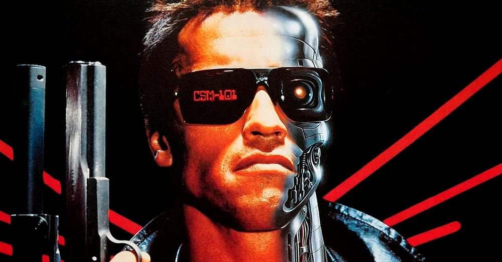 Original Terminator film artwork accompanying the AI article